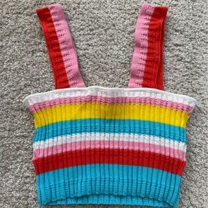 SOLID & STRIPED Knitted Crop Top